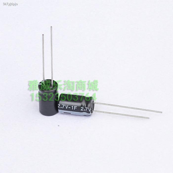 Lot Of 2 Kyocera AVX SCM Supercapacitor Modules – 1.0F, 8.1V, Low ESR – PCB Mount