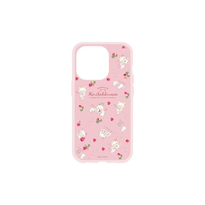 Direct from Japan] [Color: Strawberry] iPhone15Pro Rilakkuma eFit  Shockproof Hybrid Case Cover Soft Case Hard Case Hard Case TPU Cute  Korilakkuma Kitten Kiiroitori Chiroi Koguma IPhone Fifteen Pro 15 pro  6.1inch 3-eye