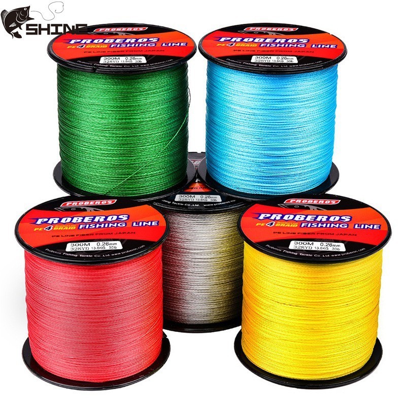 Proberos fishing rope 300m PE braided fishing line 4 stands Dali super ...