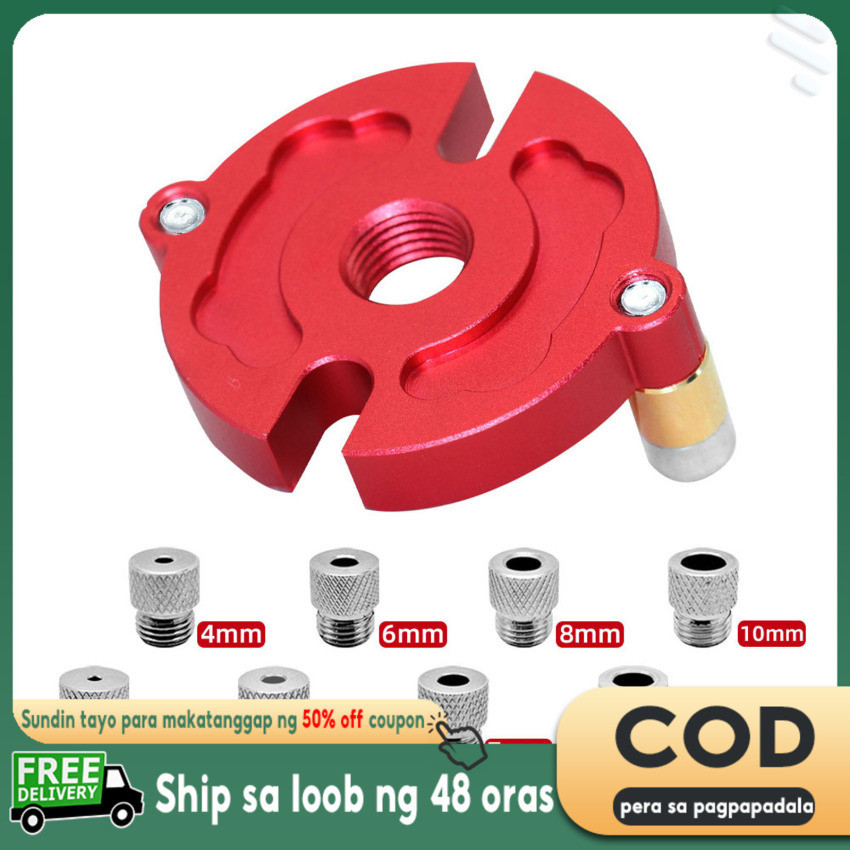 Woodworking Self-Centering Dowel Jig Kit W/ 3-10mm Steel Bushing ...