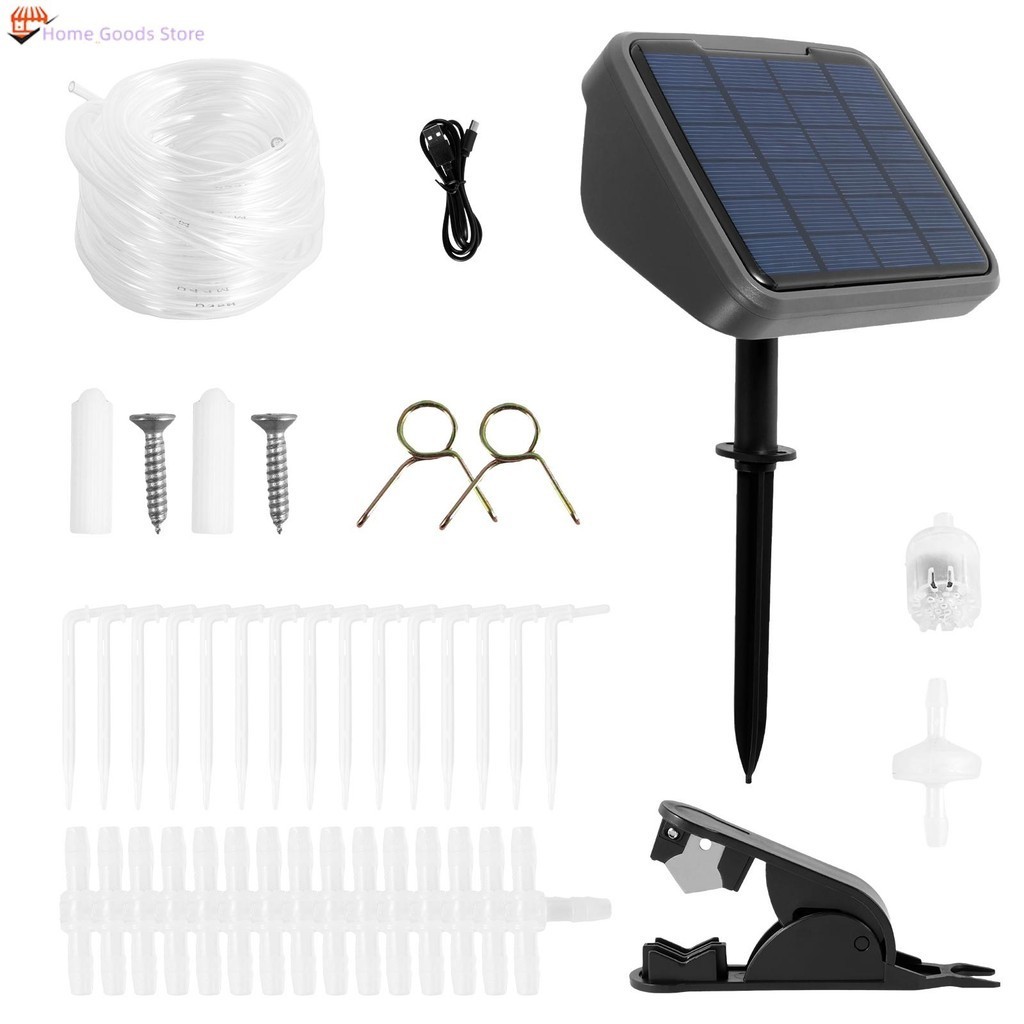 Solar Automatic Drip Irrigation Kit with Timer Waterproof Solar Plant ...