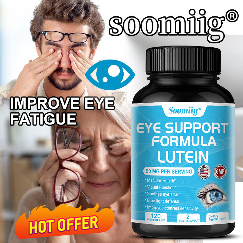 Soomiig Lutein and Zeaxanthin Adult Eye Health Supplement, Natural Eye ...