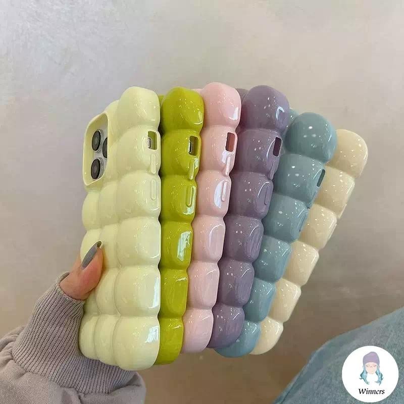 Cute Stylish Bread Chocolate Block 3D Phone Case Compatible for IPhone ...