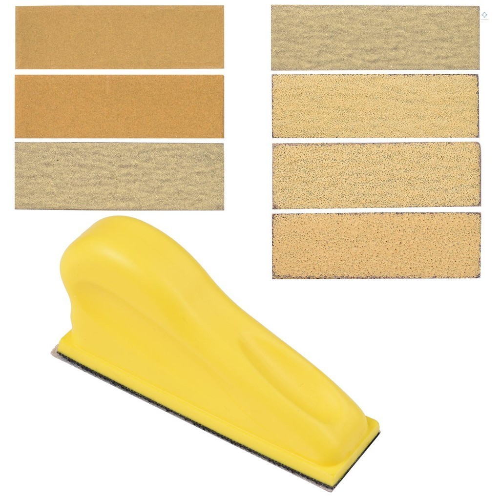 TMP Micro Sander Kit 3.5x1 Inch Mini for Small Projects, Detail Handle ...