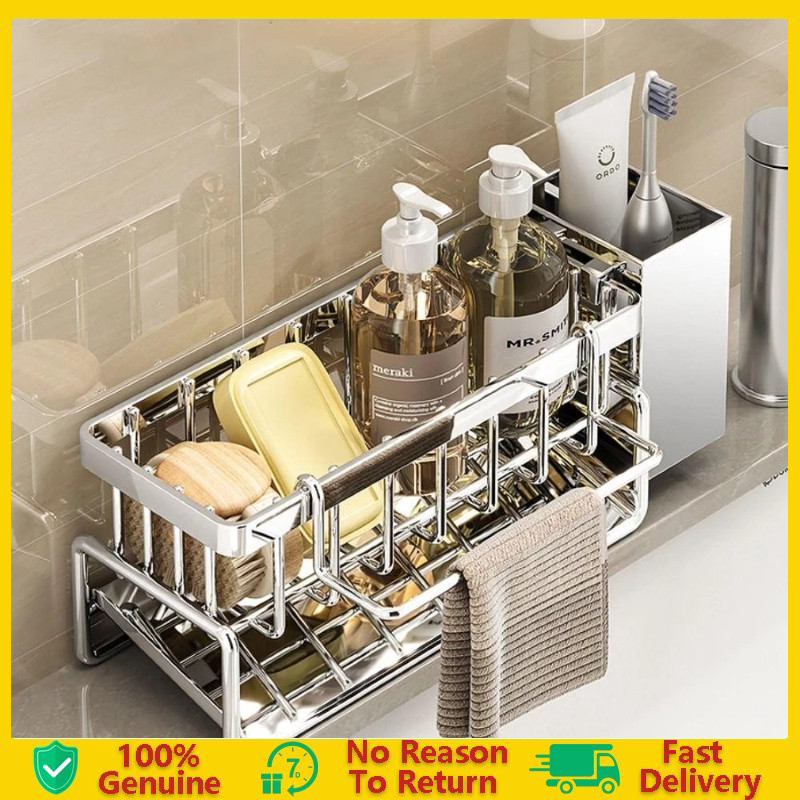 Storage Rack Large Capacity Contain Dishes Multi-functional Sink ...