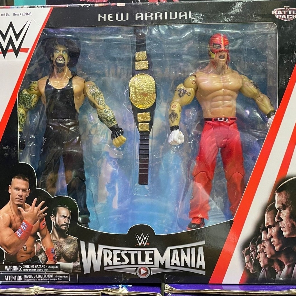 WWE Wrestler Cena Undertaker Batista Reyall King Sledgehammer Movable
