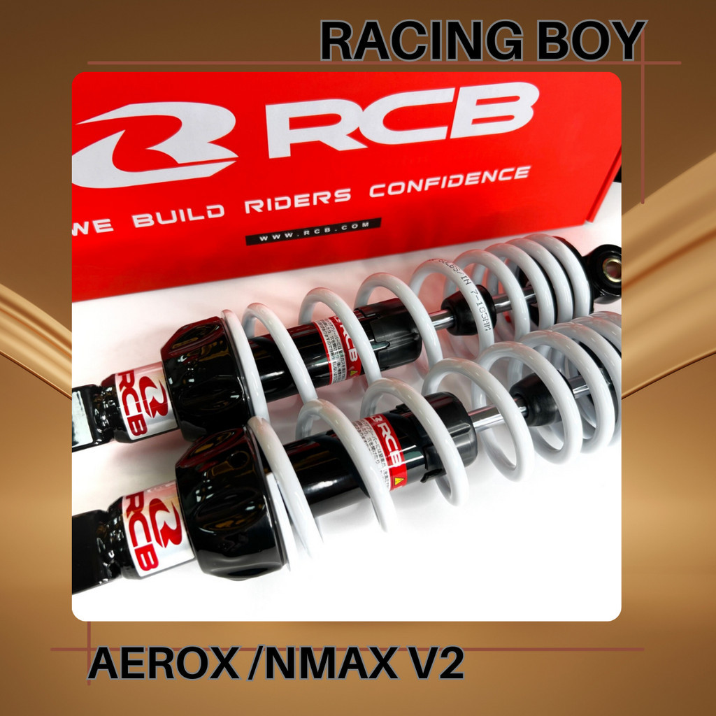 Racing boy a2 series shock absorber for yamaha aerox and nmax v2 305mm ...