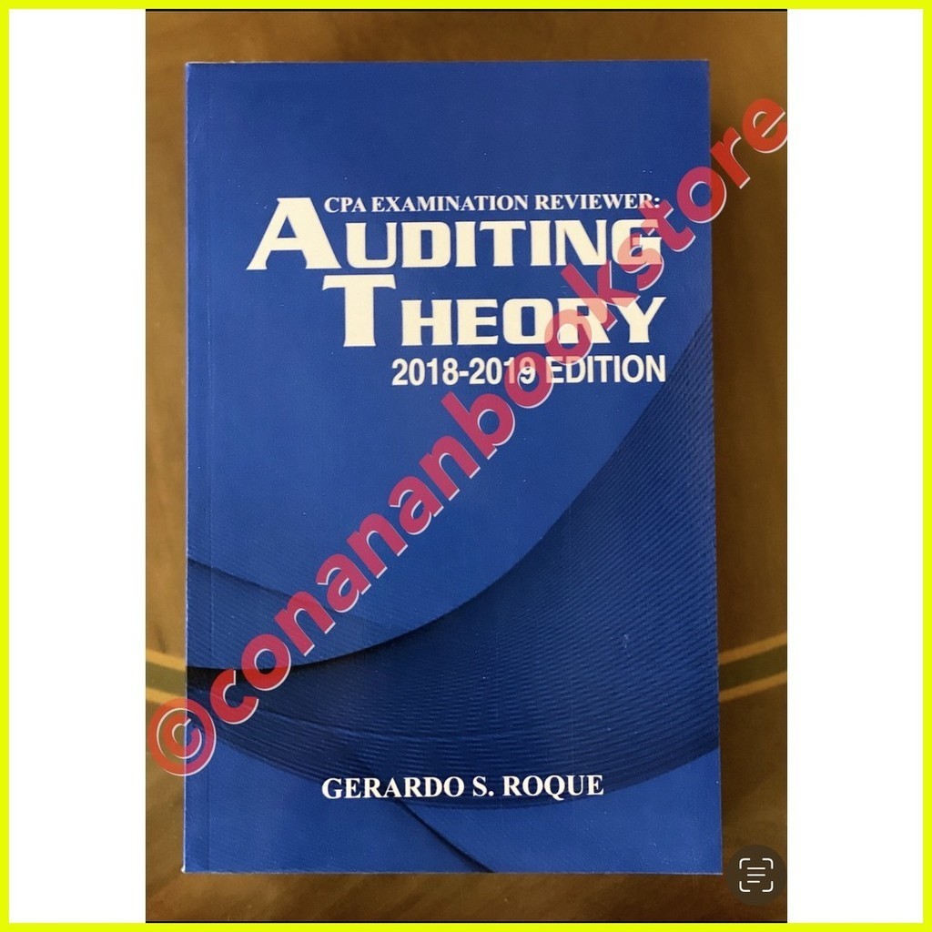 【hot Sale】 Auditing Theory, CPA Reviewer 2018-2019 By Gerardo Roque ...