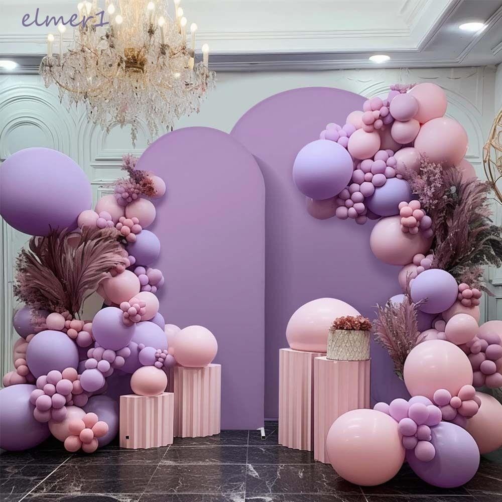 ELMER1 Double Sided Arch Backdrop Cover, Elastic Solid Color Arch ...