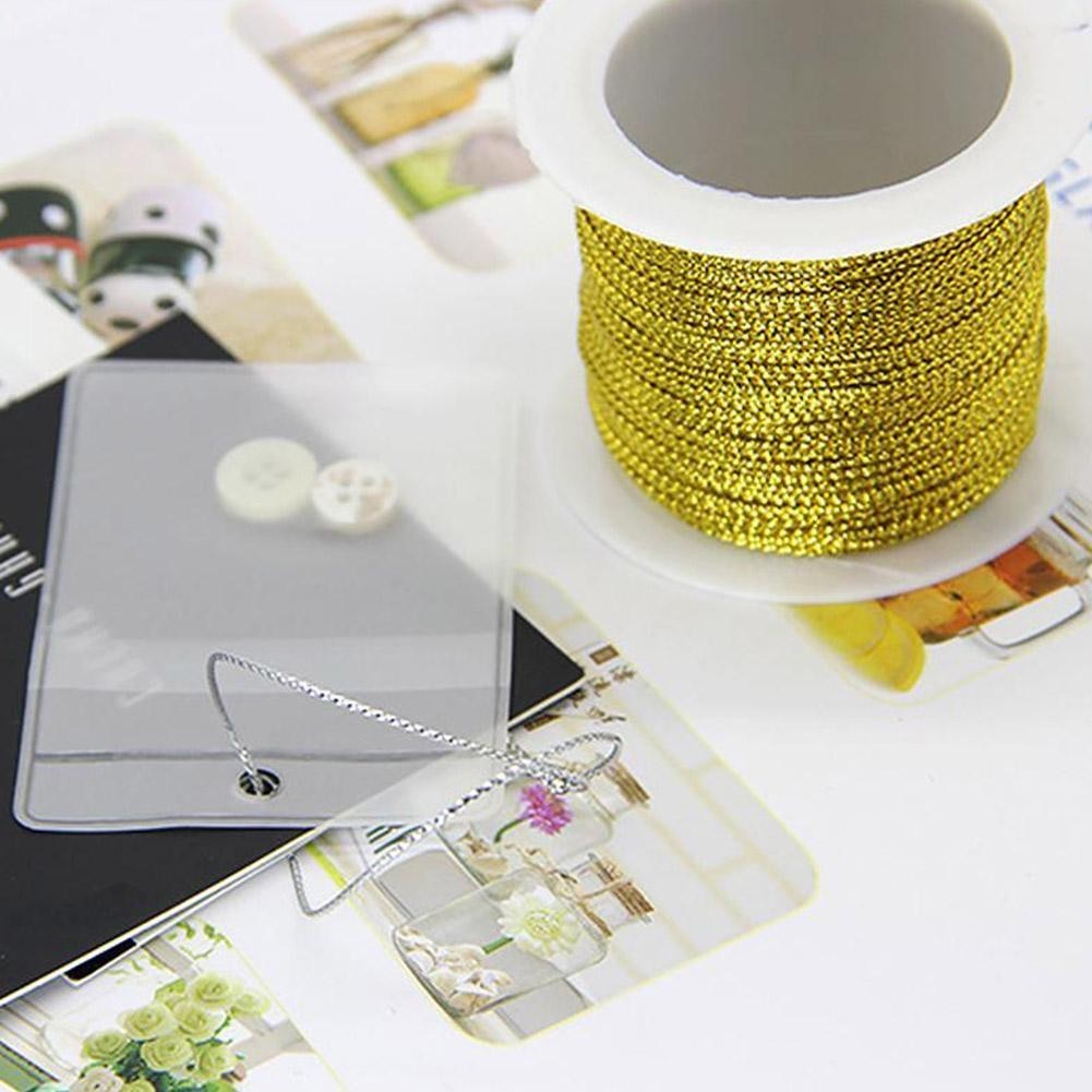 GEMINI1 20 Meter 1mm Rope Gold/Silver/Red Cord String Strap Line Gift ...
