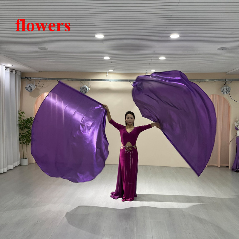 FLOWERS 1set Double Flag Wing Dance Props Suitable For Sports ...