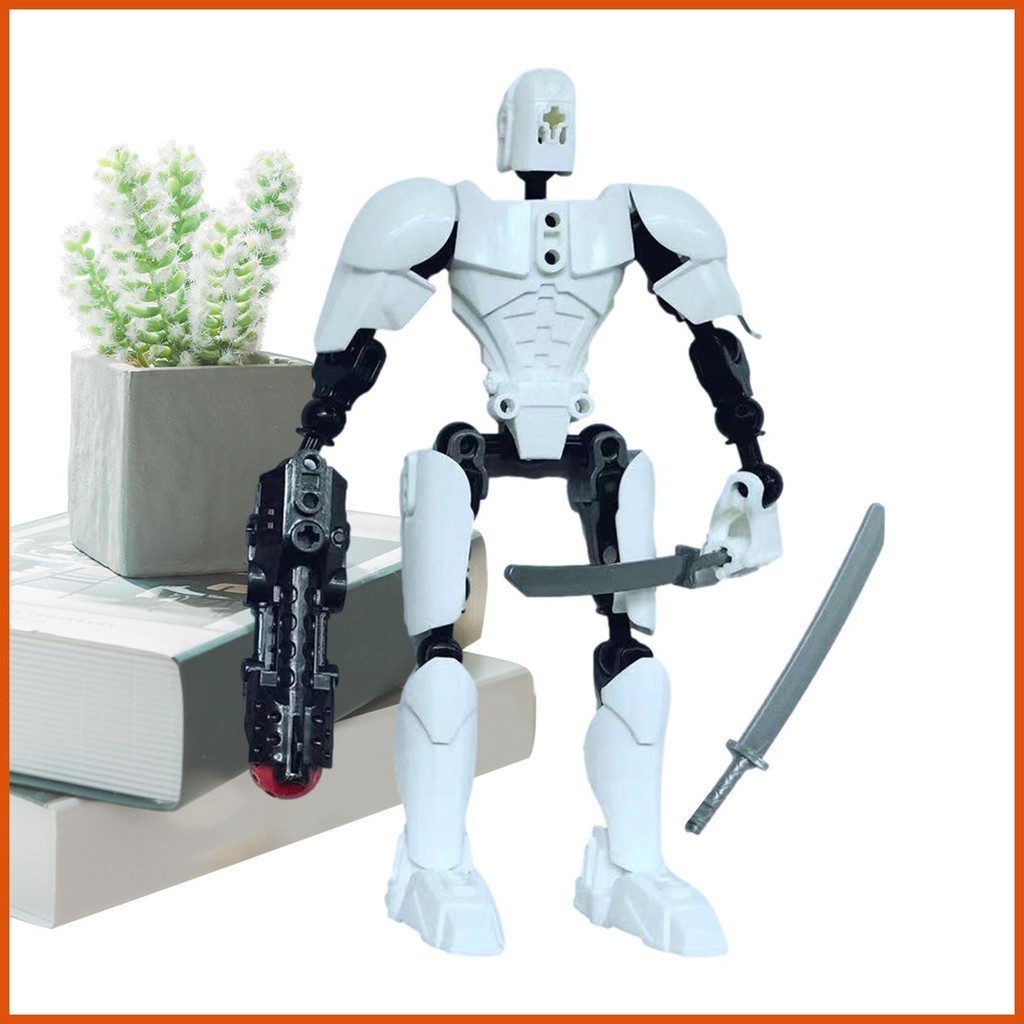 3D Printed Movable Robot Action Figure 3D Printed Multi-jointed Movable ...
