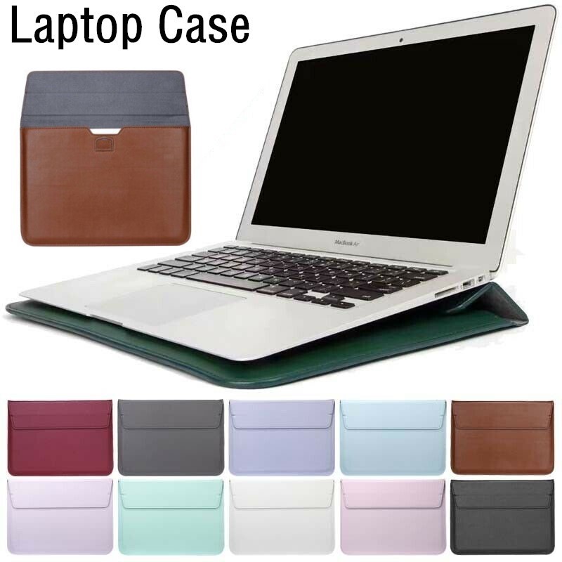 For Macbook Pro 13 with Touch ID A2289 A2251 Computer Pouch Sleeve Envelope  Bag Sleeve Bag PU Leather New Trend Custom Logo Laptop Case Cover for