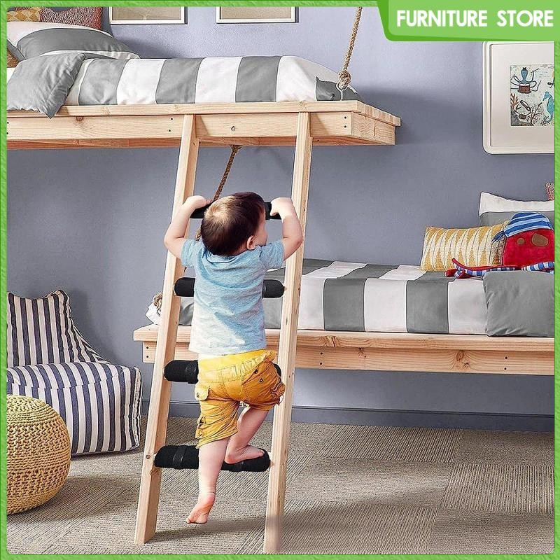 [Wishshopeelxj] 4x Bunk Bed Ladder Pad with 8 djustable Hook and Loop ...