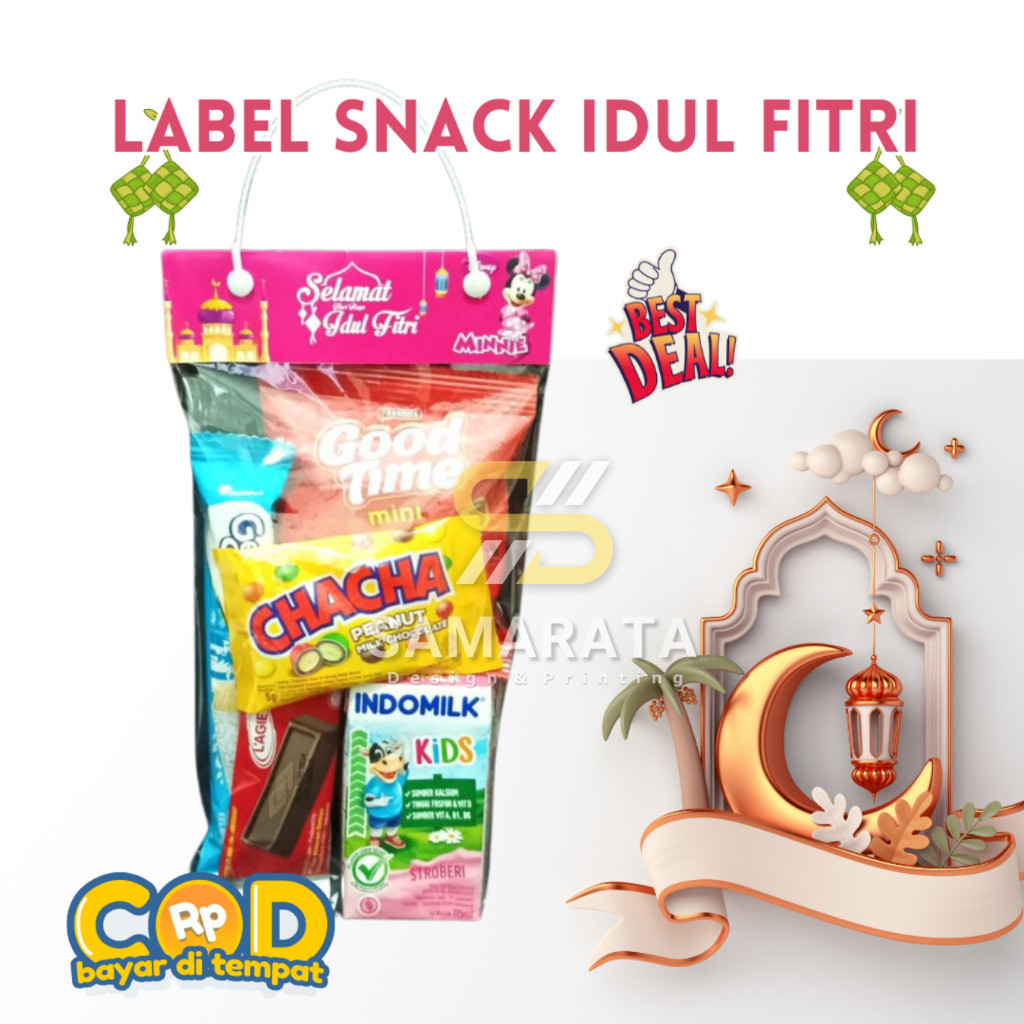 Plastic Birthday Snack Labels Children's Birthday Snacks | Shopee ...
