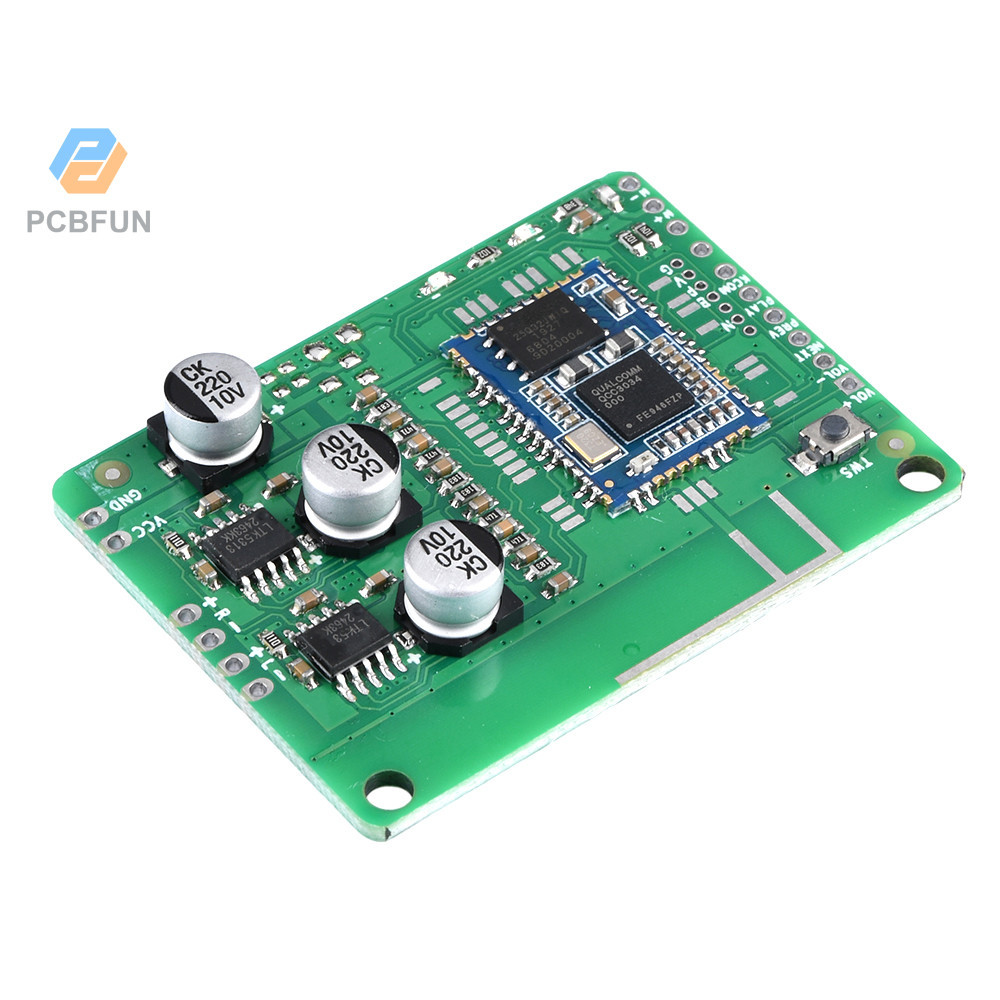 Pcbfun QCC3034 power amplifier board APP change name and password EQ