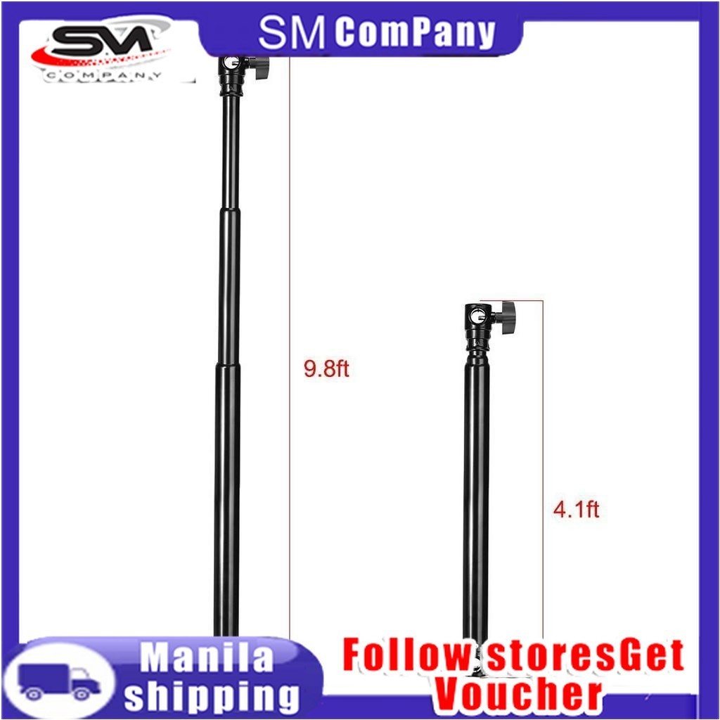 LS300TB 300cm 10 Feet Telescopic Bar Crossbar 3 Sections Twist Locking ...
