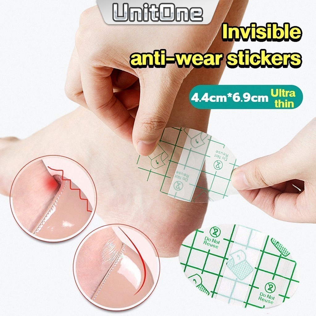 UOne Heel Protector Foot Sole Stickers Waterproof Invisible Back Heel ...