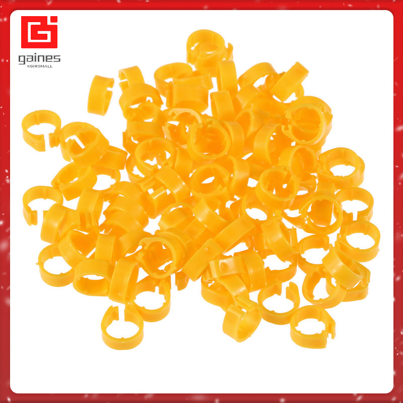 100 Pcs Numbers Foot Rings Bird Tag Identification Chicken Leg Parrot