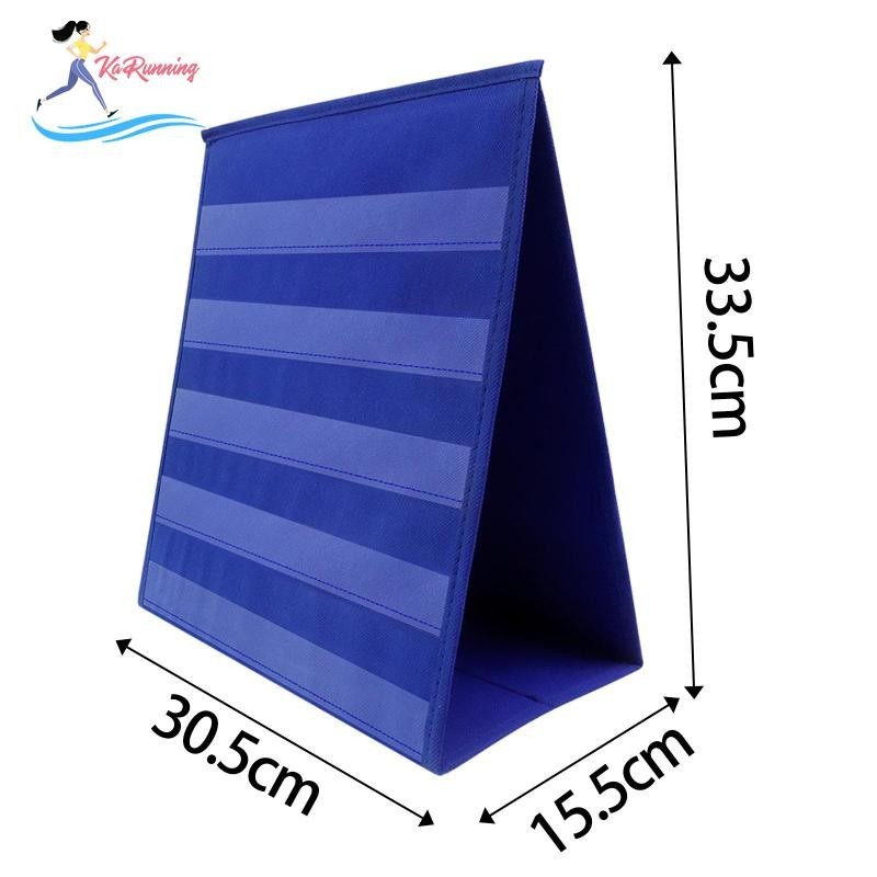 [whweight] Double Sided Pocket Chart Table Desktop Pocket Chart Educational Pocket Chart For