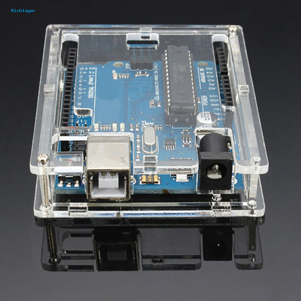 Transparent Acrylic Case Cover Shell Enclosure Computer Box for Arduino ...