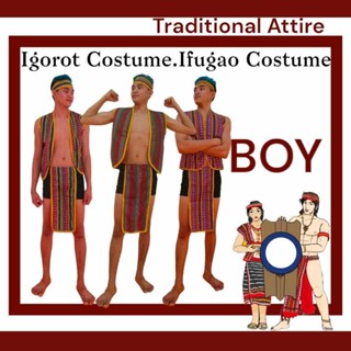 Zx Lf3 Barong Tagalog TRADITIONAL WEAR IGOROT/IFUGAO COSTUMES FOR KIDS ...