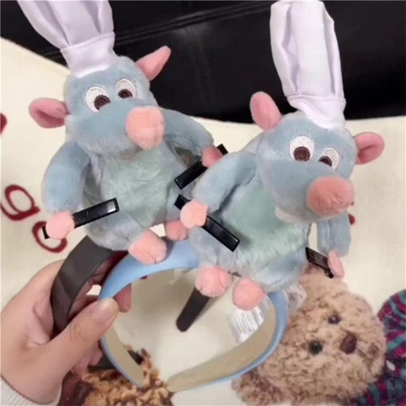 Tiktok Ratatouille Headband Gift Plush Doll Peripheral Headband Face ...