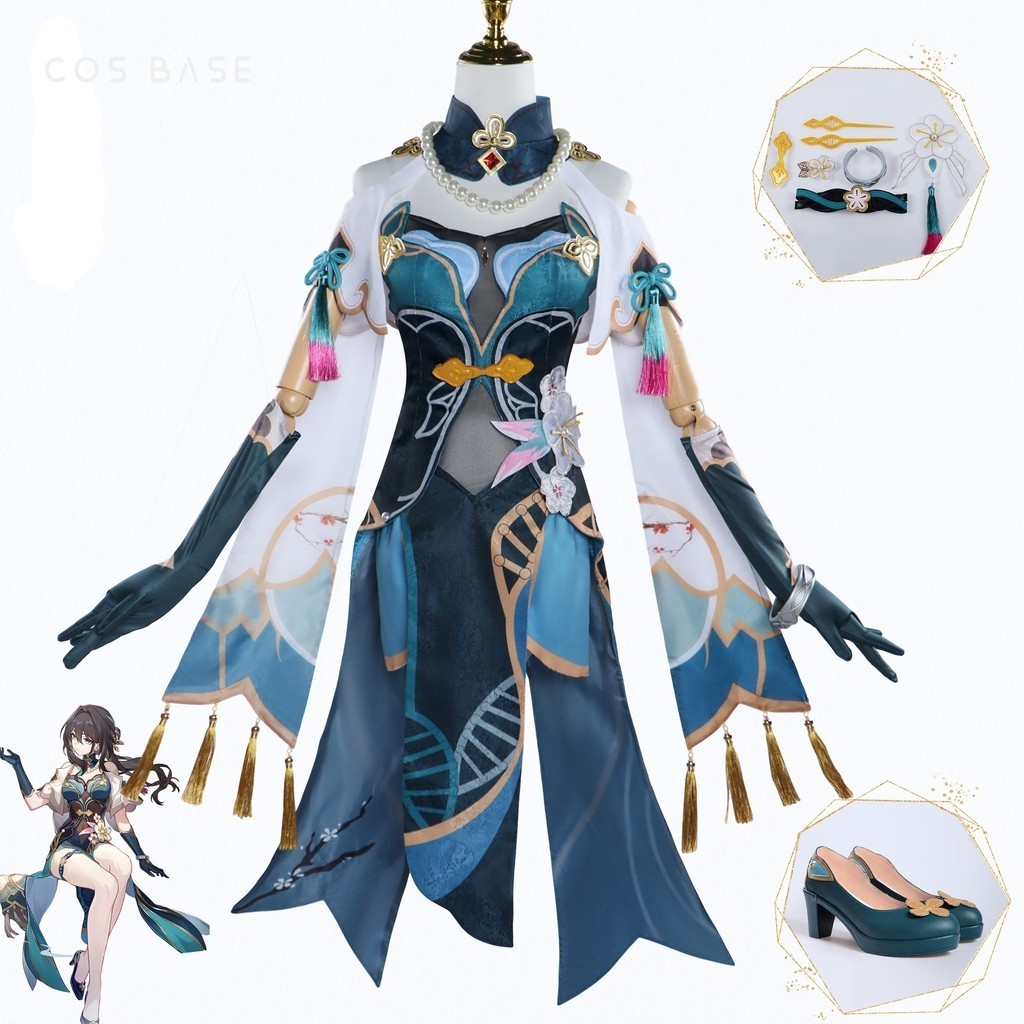 Honkai: Star Rail Ruan Mei cos Clothing Genius Club Member Anime Game ...