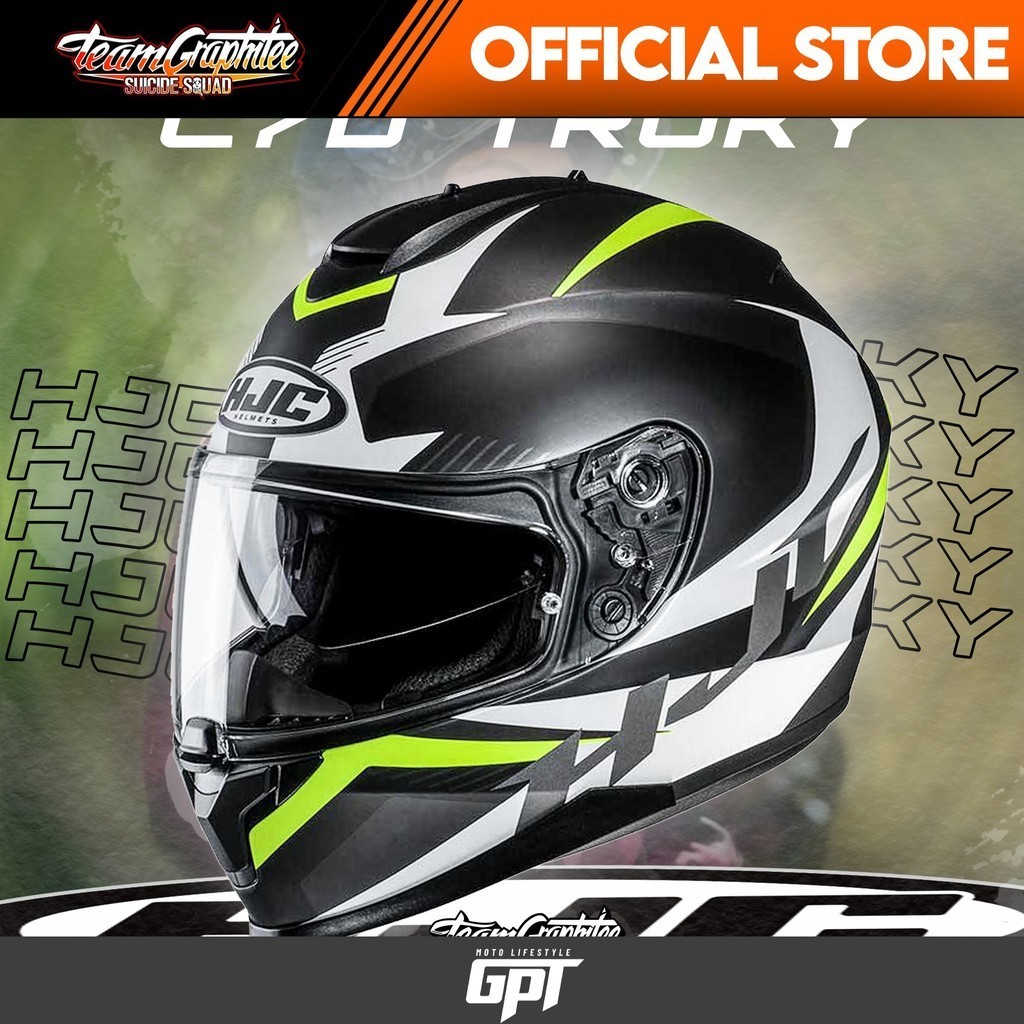 hjc c70 troky helmet SOLID comfortable fit HJC C70 Troky Helm MC4HSF