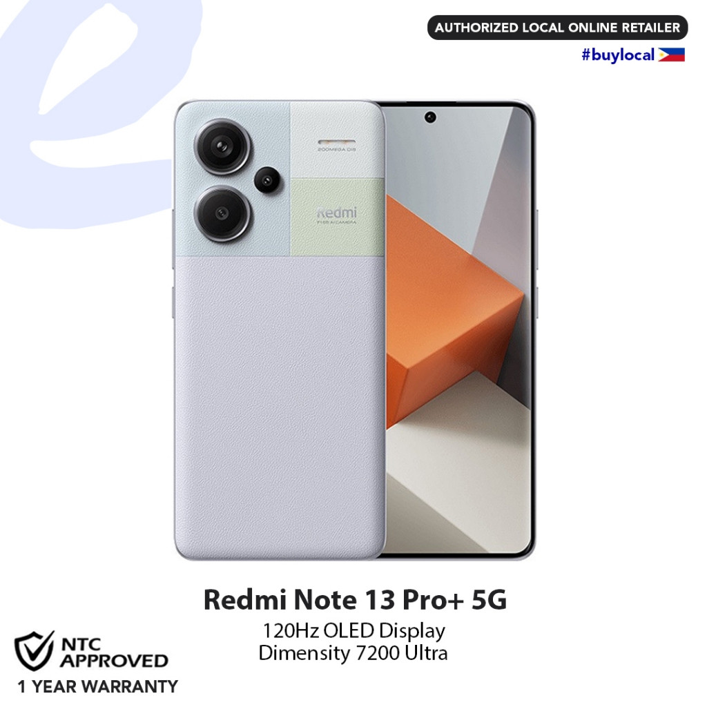 Redmi Note 13 Pro+ 5G Dual Sim Smartphone 6.67 inch 3D Curved AMOLED  Display