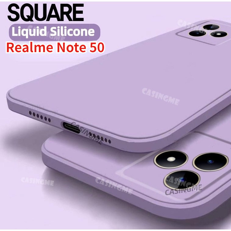 Realme Note 50 2024 Square Liquid Casing For Realme Note 50