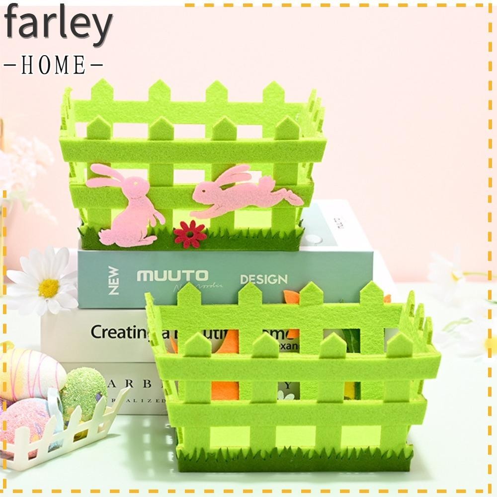 FARLEY Easter Basket, Happy Easter Insect Color Eggs Bucket, 2024 ...