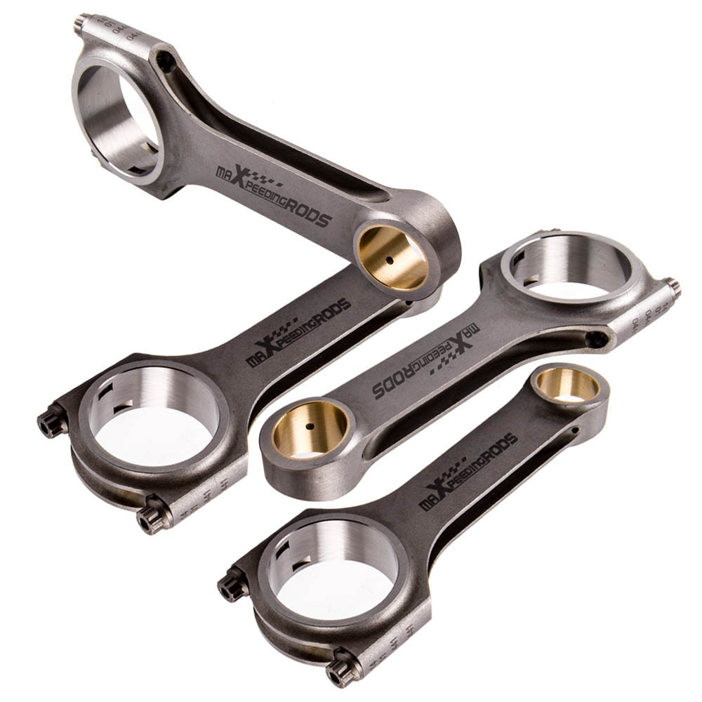 MaXpeedingrods Pleuel Set Für BMW E36 328i M52TU M52B28 – 6 Stück, 135 Mm, Chrom-Molybdän 4340, Inkl. ARP 2000 Schrauben, Performance