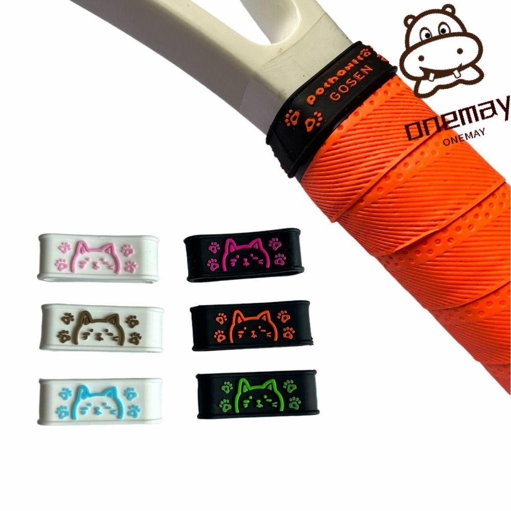 ONEMAYSHOW 2pcs Overgrips Rubber Ring, Anti Slip Fixed Tennis Grip
