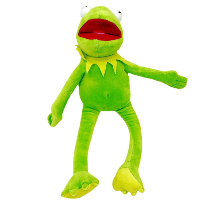 38cm Sesame Street Kermit Frogs Stuffed Doll The Muppet Show Plush Toys 