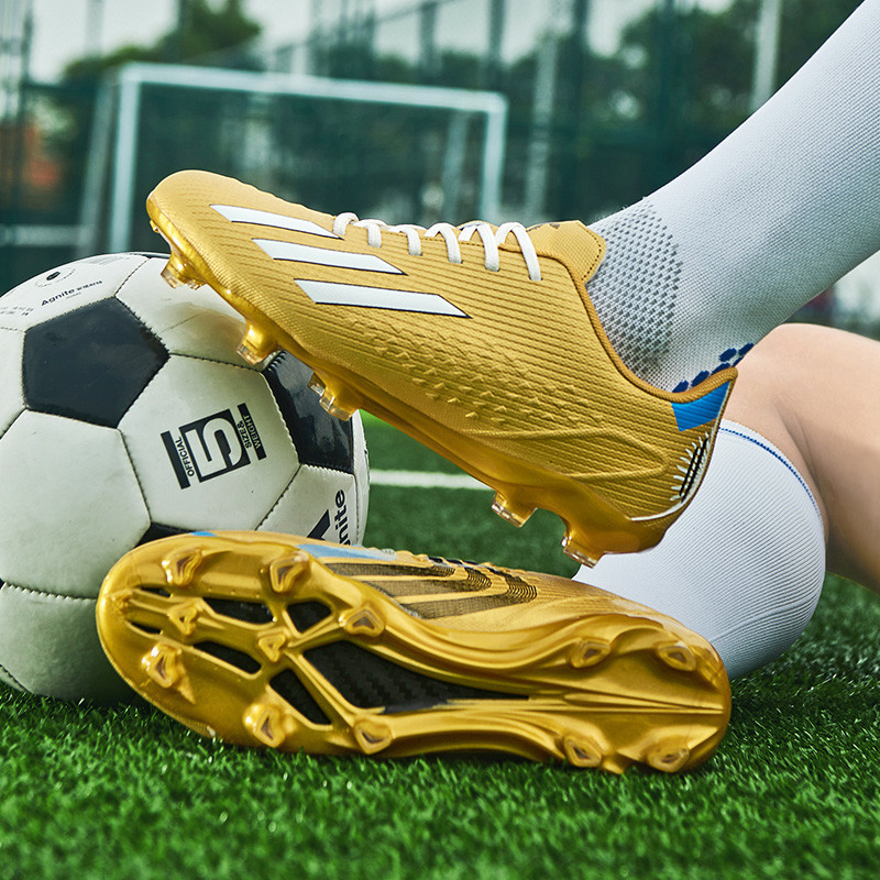 Gold Messi Soccer Shoes 2024 Messi Football Boots Low Top Long