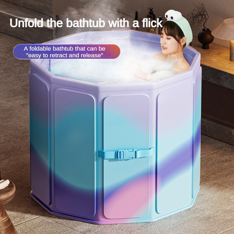 Adult Shower Bucket Foldable Portable Household Shower Bucket No