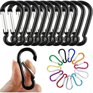 10PCS Carabiners Clip Keyring Bulk Spring Snap Hook Key Chain Clip Aluminum  D Ring Small Carabiners for Backpacking, Camping, Hiking for Sale  Australia, New Collection Online