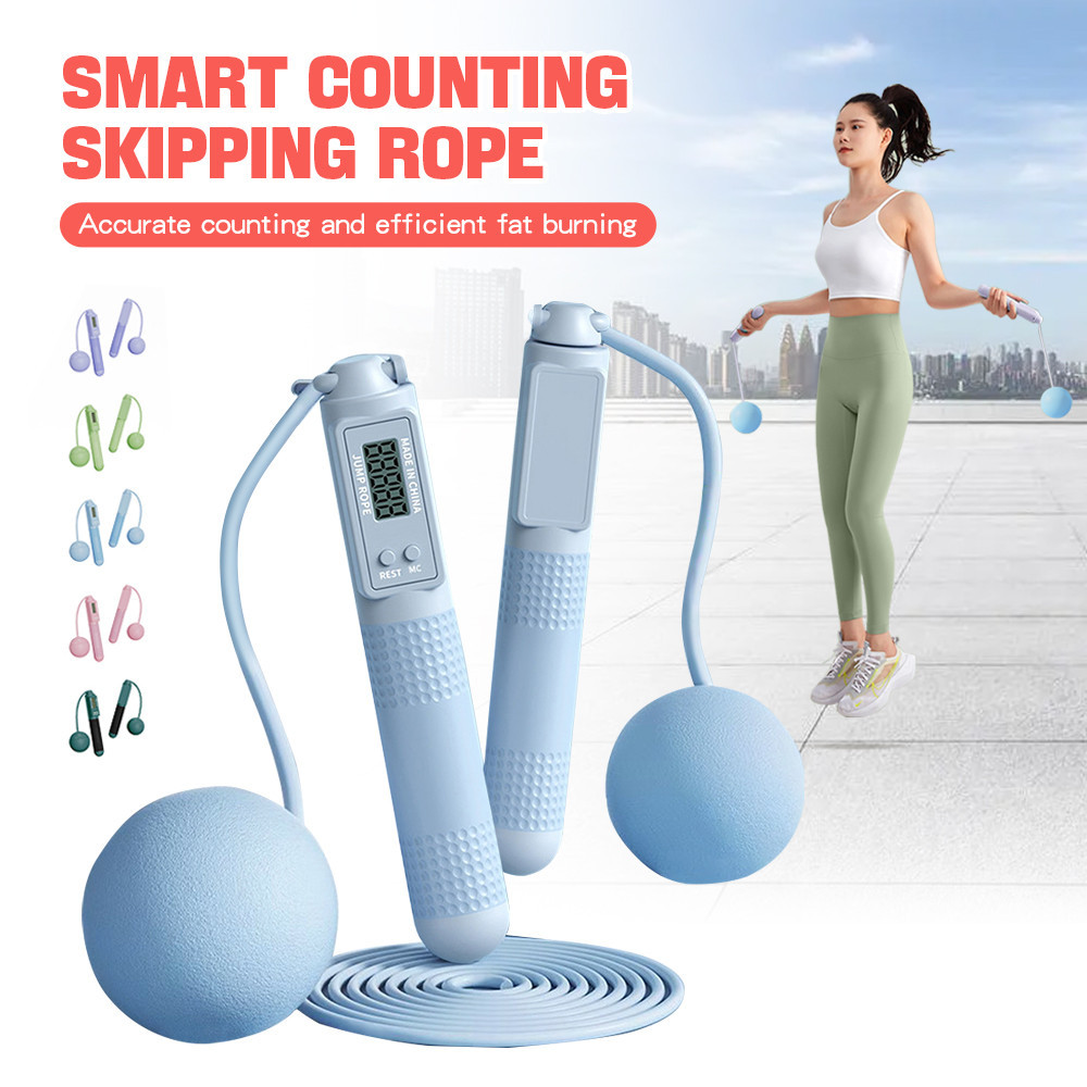 Adjustable Counting Jump Rope, Fitness Exercise, Training Jumping ...