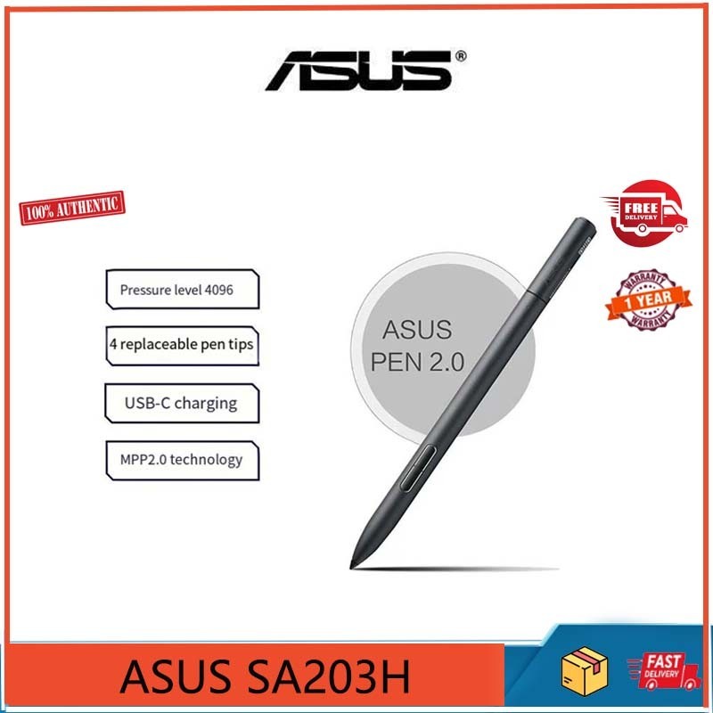 Asus Sa203h Stylus Pen 20，4096 Level Charging Pressure Sensing Stylus Pen Shopee Philippines 