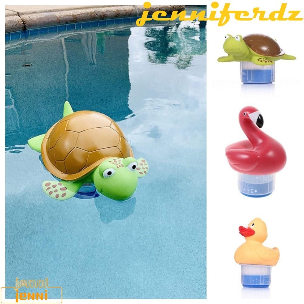 JENNIFERDZ Pool Chlorine Floater Dispensers, PVC Turtle Swimming Pool ...