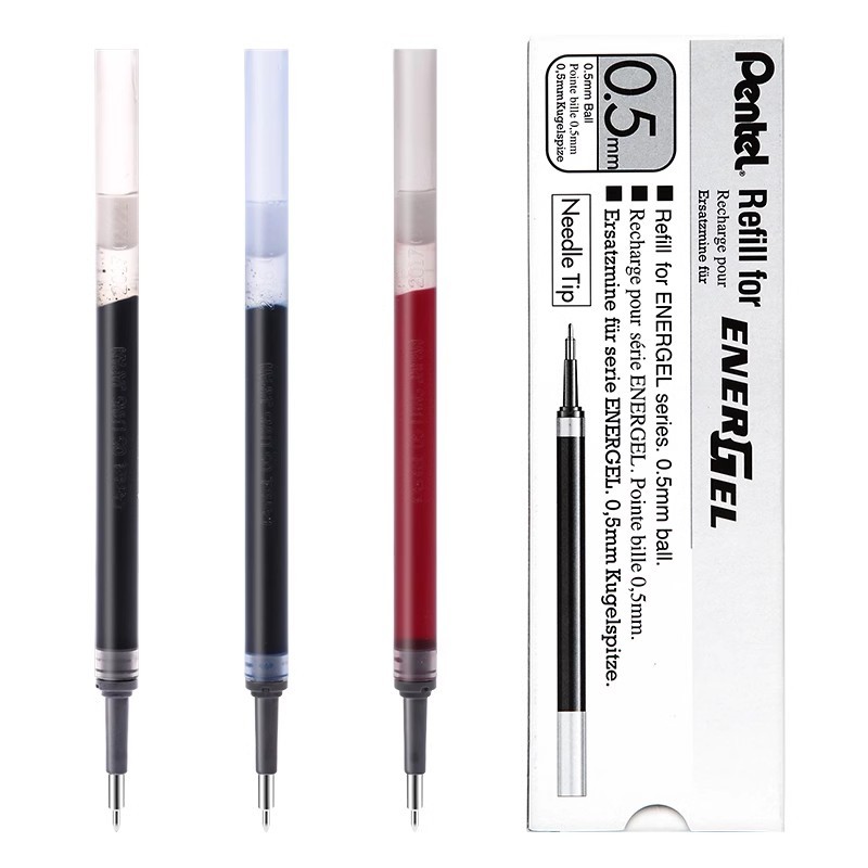 Refill Roller Energel LRN5 - Punta 0,5 Mm - Rosso - Pentel - Conf. 12 - Foto 6