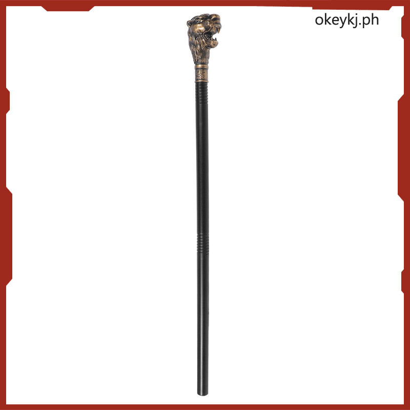 okeykj Halloween Cosplay Walking Stick Cane Prop Wand Warlock Staff ...