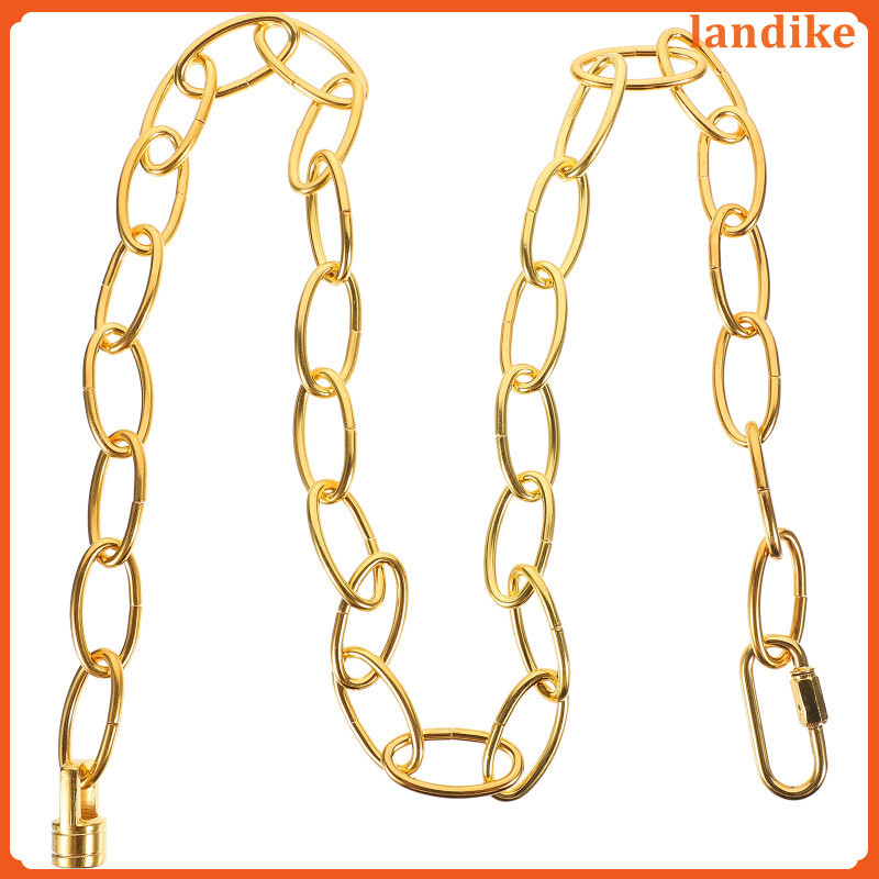 landike Gold Chandelier Diffuser Light Fixture Hanging Chain Metal Egg ...