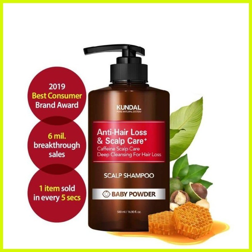 ♞KUNDAL AntiHair Loss and Scalp Care Shampoo Shopee Philippines