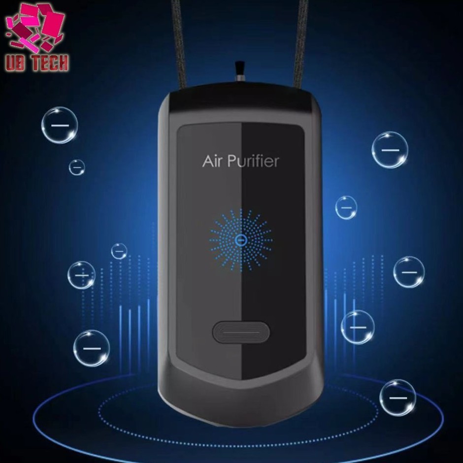 Portable Air Purifier Necklace Mini Wearable Ionizer Necklace Personal