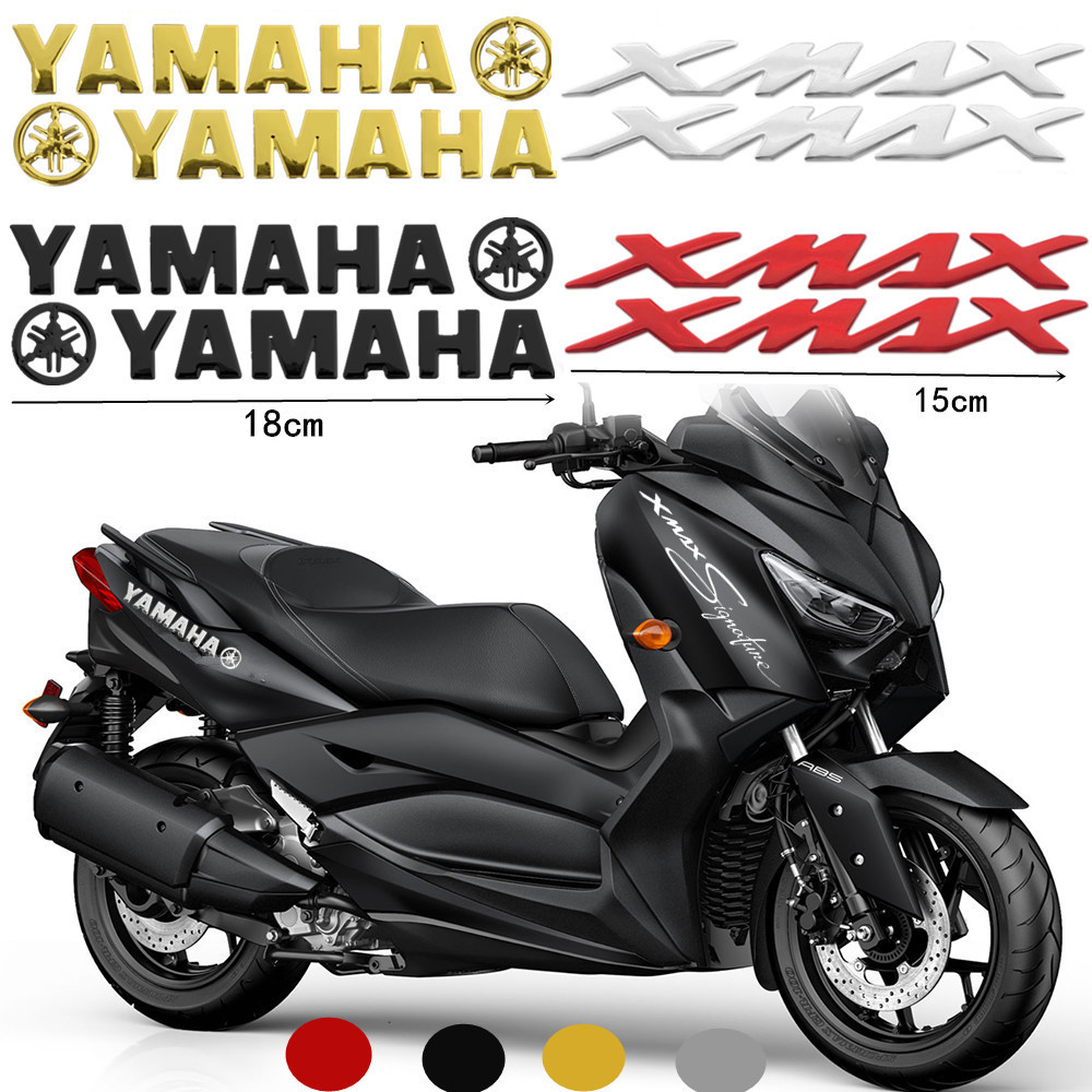 Multi-Colors 3D Yamaha Sticker Logo Soft Glue Decal XMAX Signature ...