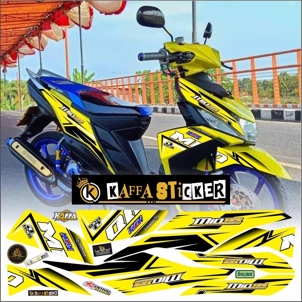 Pole Variation Of Striping Lis Stickers mio m3/mio Z/mio 125 Years 2014 ...