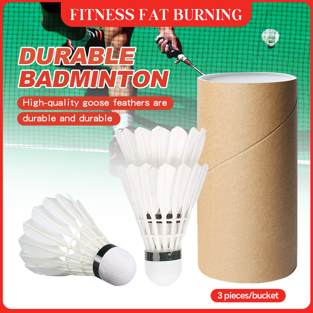 3Pcs Badminton Shuttlecocks Sports Fitness Aerodynamics Shuttlecock