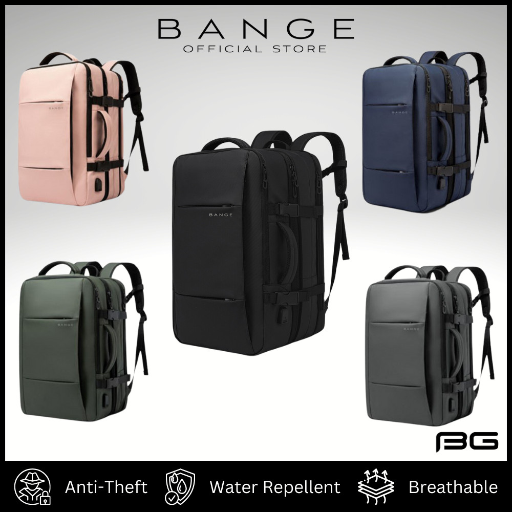 1908 BANGE Premium Quality Bag Backpack Anti Theft SBS Zipper Water ...